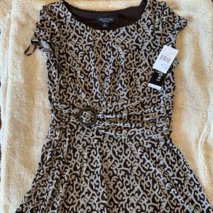 Perceptions NWT dress black and white